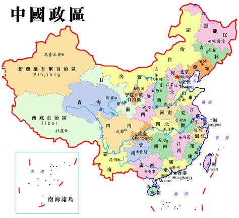 房間門 中國的地理位置